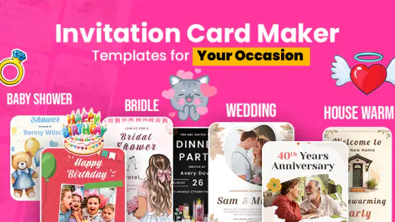 Invitation Maker Card Design screenshot
