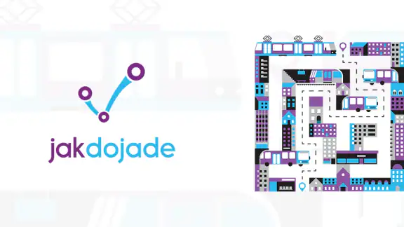Jakdojade: public transport screenshot