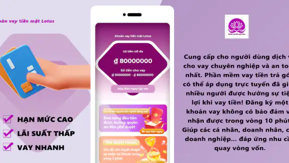 Khoản vay tiền mặt Lotus screenshot