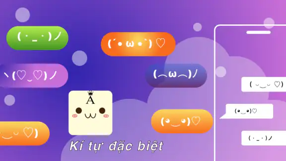 kí tự đặc biệt screenshot