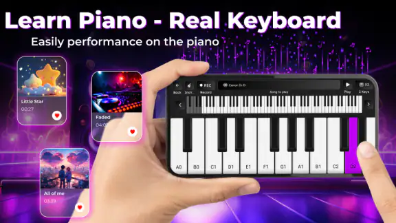 Learn Piano: Real Keyboard App screenshot