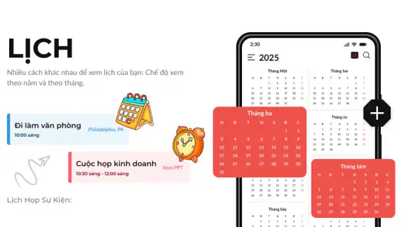 Lịch screenshot