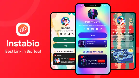 Linkbio - Link in bio tree App screenshot