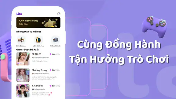 Lita - Gặp Đồng Hành Chơi Game screenshot