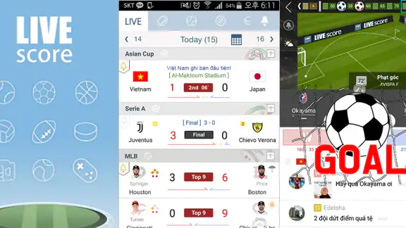 LIVE Score - Tỷ số cực nóng screenshot