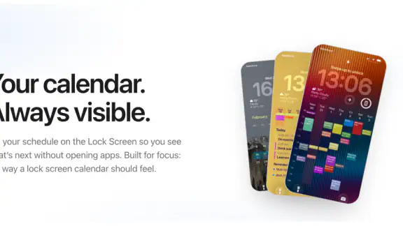 Lockscreen Calendar Maker screenshot
