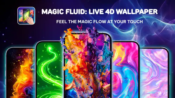 Magic Fluid: Live 4D wallpaper screenshot