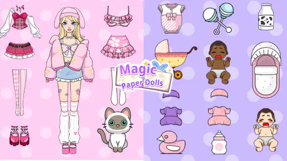 Magic Paper Dolls: búp bê giấy screenshot