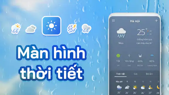 Màn hình thời tiết screenshot