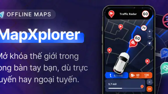MapXplorer: Điều hướng, Radar screenshot