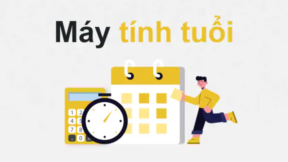 Máy tính tuổi theo ngày sinh screenshot