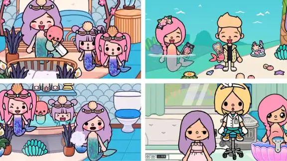Mermaid Games: Princess Salon screenshot