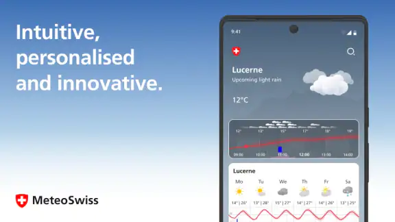 MeteoSwiss screenshot