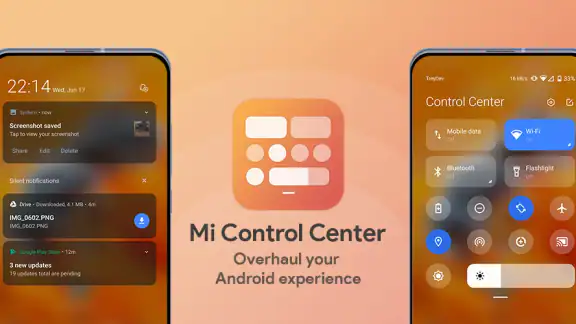 Mi Control Center screenshot