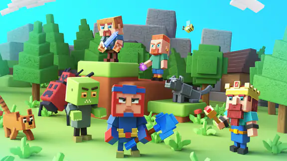 Mini World Craft: Mai cờ rap screenshot