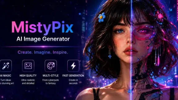 MistyPix: AI Image Generator screenshot