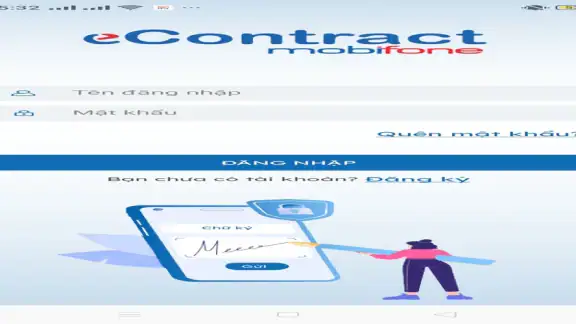 MobiFone eContract screenshot