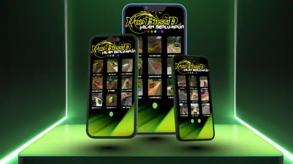 Mod Jalan Rusak Bussid Lumpur screenshot