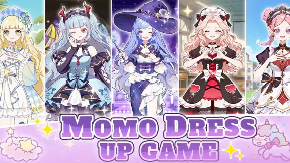 Momo Dress up game screenshot