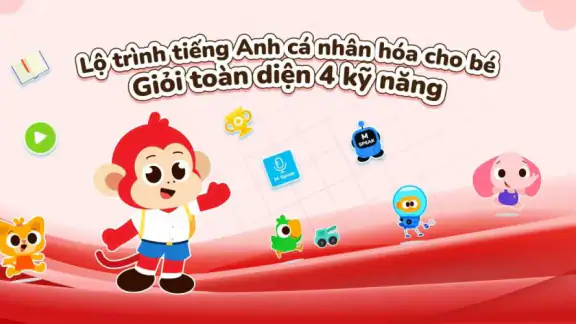 Monkey Junior Tiếng Anh cho bé screenshot