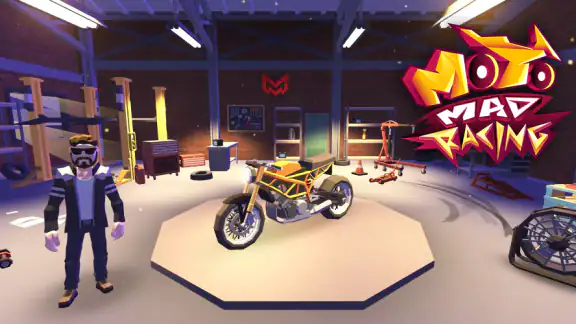 Moto Mad Racing: Game xe đạp screenshot
