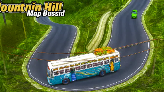 Mountain Hill Map Bussid screenshot