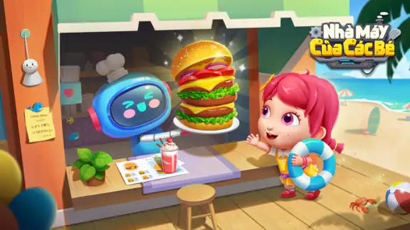 Nấu Đồ Ăn Nhanh Gấu Trúc Nhỏ screenshot