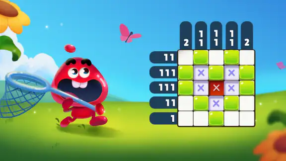 Nonogram Crossing Logic Puzzle screenshot