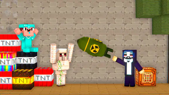 Noob Sandbox 3D: Action World screenshot