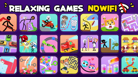 NoWiFi - Relaxing Arcade Games screenshot