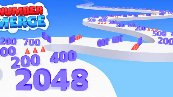 Number Run Merge: Running Game screenshot