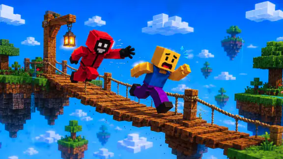 Obby Max 3D Parkour mini games screenshot