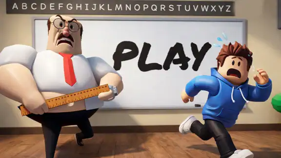 Obby School Breakout: Escape screenshot