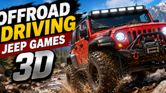 Offroad Driving Jeep Games 3D screenshot