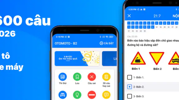 Ôn Thi GPLX 600 Câu Hỏi 2026 screenshot