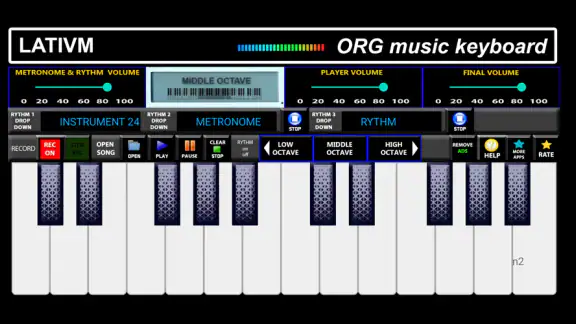 ORG Music Keyboard Simulator screenshot