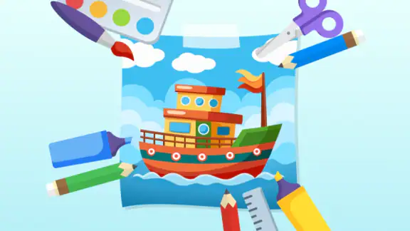 Paint in Color: Coloring Pages screenshot