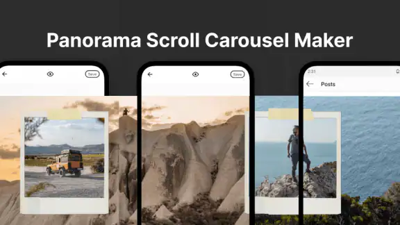 Panorama Scroll Carousel Maker screenshot