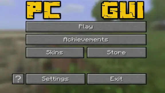 PC GUI Pack for Minecraft PE screenshot