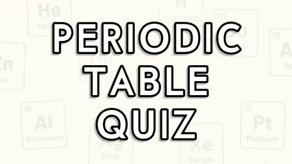 Periodic Table Quiz screenshot