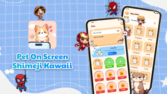 Pet On Screen - Shimeji Kawaii screenshot