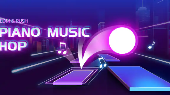 Piano Music Hop: EDM Rush! screenshot