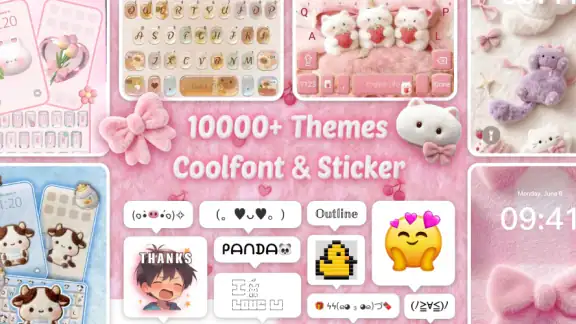 Pink Aura Love Theme screenshot