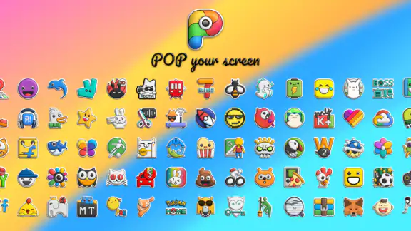 Poppin icon pack screenshot