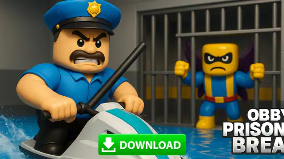 Prison Escape: Police Obby Run screenshot