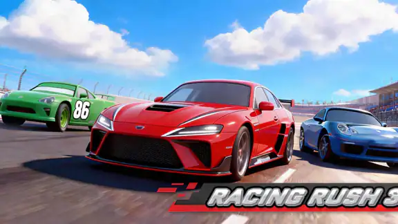 Racing Rush 3D: Game Đua Xe screenshot
