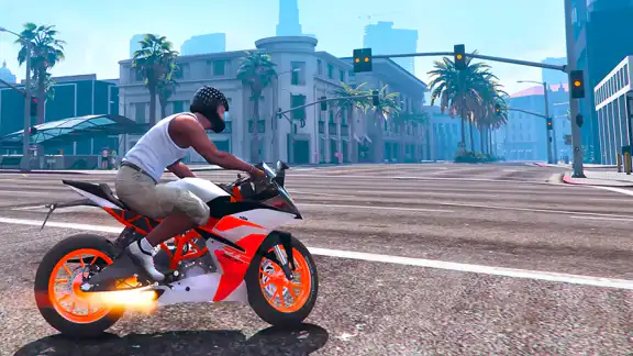 Real Moto Driving Racing World screenshot
