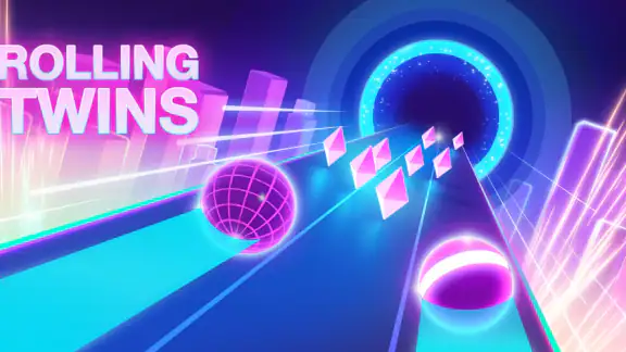 Rolling Twins: Music Ball Rush screenshot