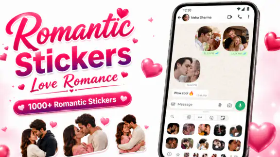 Romantic Stickers Love Romance screenshot