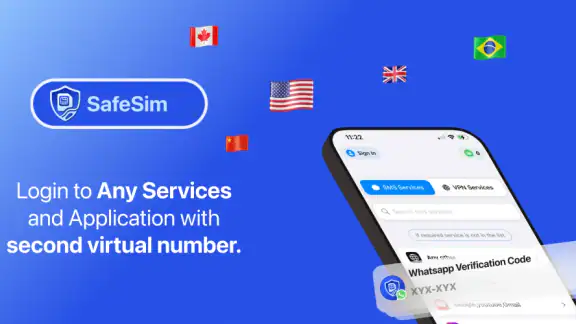 SafeSim - Số Ảo Nhận OTP & SMS screenshot